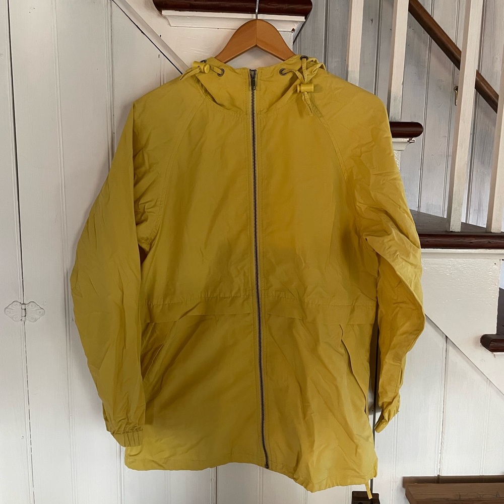 Eileen Fisher Yellow Hooded Jacket